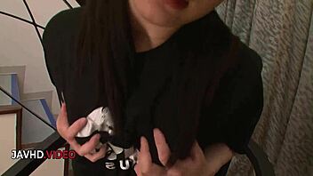 seductive hina maeda cums hard on huge dildo toy