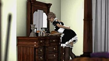 let's play with maid carina creampie toys ending 1 😈