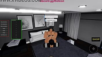 I turned Roblox babe into rough cum slut!