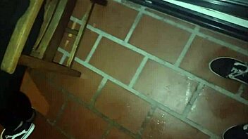 Best friend swallows cock balcony near miss