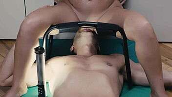 lick my milf pussy on this chair to orgasm now