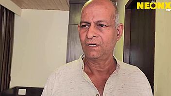 chubby indian beauty enjoys rough play with older lover