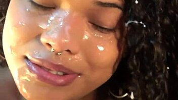 i got five messy facials from huge cocks it wuz amazin gaggin deepthroat