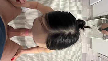 gimme cum in my teasing brunette teen mouth