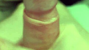 guy relaxes with homemade naked cock stroking session