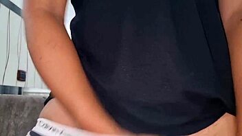 Sexy Italian Boy Craves Watching Intense Cumshot at Stepmom's House