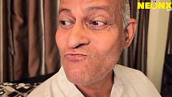 chubby indian beauty enjoys rough play with older lover