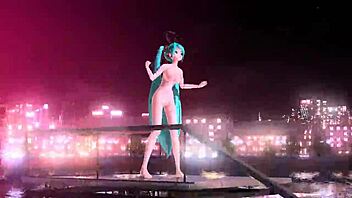 Hatsune Miku's full nude bunny costume mod! 🐰🍑