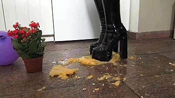 Princess Asmodia dominates boots feet slave pov humiliation