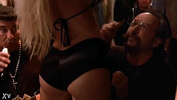 Gina Lynn Teases Big Tits In Steamy Striptease Undress Scene