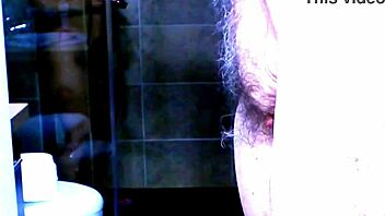 shaved balls teased close up with hot ass shaking