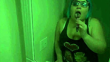 Kyra Hellfire caught spying naked in wild lesbian game comp 😏🔥
