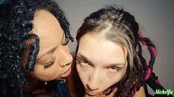 friend shares husband's cock in wild threesome deepthroat fuck