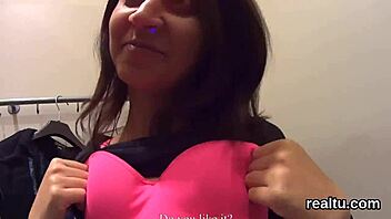 Hey check this czech babe teased hard in mall then pov pounded