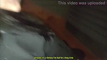 Best friend swallows cock balcony near miss