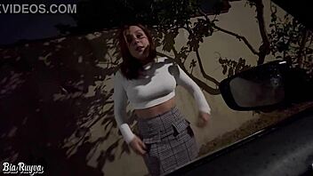 street hooker tempts believer into outdoor pussy pounding