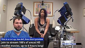 Wow, phoenix rose endures intense tampa university entrance physical by dr tampa!