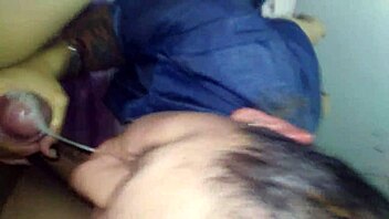 whoa, this bbw gulps the whole cock drowning in saliva!