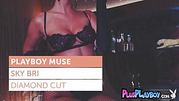 amazing big ass teen sky bri poses nude in sexy lingerie showing curves