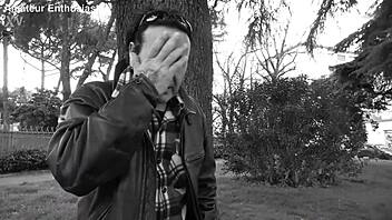 laura spreads dressed tight pussy for dirty cum in mouth