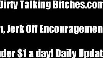 Mistress teases cock with tits in dominating joi handjob