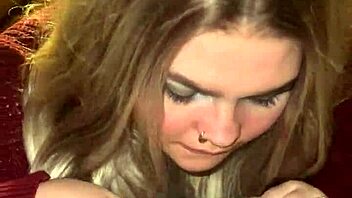 blondie SLURPS deep on that POV blowjob CUMSHOT