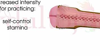 Guy's Thick Cock Slides Deep Into Tight Fleshlight For Explosive Pussy Fuck