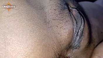 Desi girlfriend's tight pussy rides first time in village home