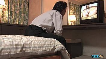 Shower milf fingered and toyed bent over before creampie pussy fill-up