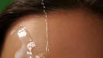 Foxy Babe Swallows Massive Facial Cum Load