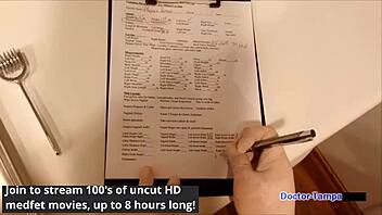 Wow, phoenix rose endures intense tampa university entrance physical by dr tampa!