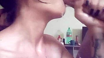 Naughty Wife Deepthroats Cock, Begs for Cum!