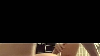 petite egyptian babe gropes herself then gets fucked creampie by stud