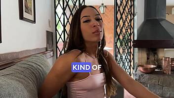 big ass brazilian babe gulps cum deep in sloppy pov 💦🍑