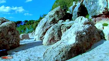 wanna see this french whore get assfucked at the beach?