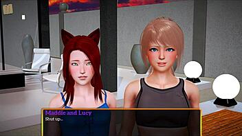 Redhead Small Tits Babe Rides Monster Cock Cowgirl Wild