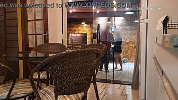 bruna silva hotwife dresses up for black bull home pounding