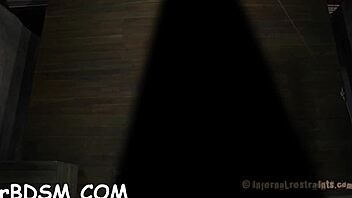 bound babe bent over takes rough cock in hardcore bondage fuck