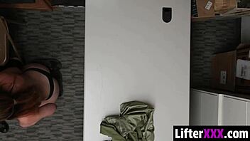 Burglar Caught and Punished Hard in Garage Doggystyle Pounding