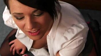 Naughty idol swallows every drop of facial cumshot 💦😍