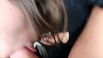 Submissive Teen Slut Rims Ass Deep In POV