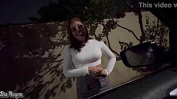 street hooker tempts believer into outdoor pussy pounding