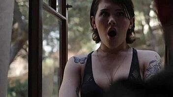 super sexy latina shemale fucks horny brunette with big cock