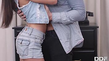 naughty russian nympho carry cherry stuffed in double penetration