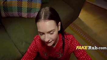 i messd up lettin sexy santa deliver cum outside fer cash