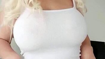 your dick pic makes horny big tits girl drip wet masturbating