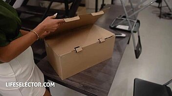 Busty Shalina Devine Fucks in Office Foot Fetish Affair Game