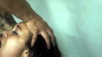 a petite teen gets bound dominated and facialed by rough stranger outdoors