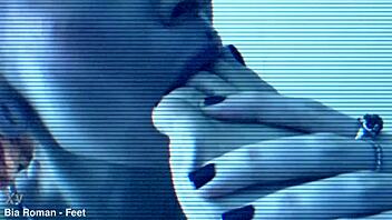 warm up my bound feet first tease