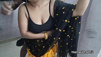 desi beauty's saree lifted for hardcore pounding chudai